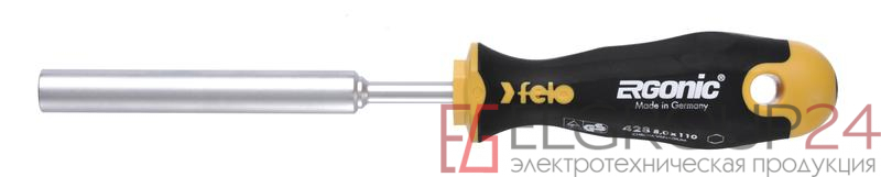 Отвертка Ergonic M-TEC торцевой ключ 10.0х125 Felo 42810030