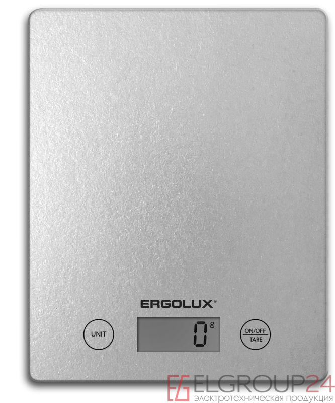 Весы кухонные ELX-SK02-С03 до 5кг 195х142мм сер. Ergolux 13600 0