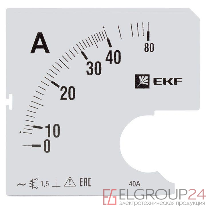 Шкала сменная для A961 40/5А-1.5 PROxima EKF s-a961-40