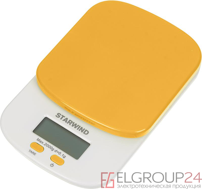 Весы кухонные электронные SSK2158 макс.вес:2кг оранж. STARWIND 317448 1