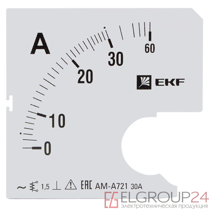 Шкала сменная для A721 30/5А-1.5 PROxima EKF s-a721-30