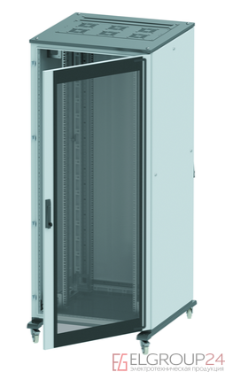 Шкаф напол. 47U 800х1000 передняя дверь-стекло; задняя глухая дверь; крыша укомплектована вводом и заглушками DKC R5IT4781GS