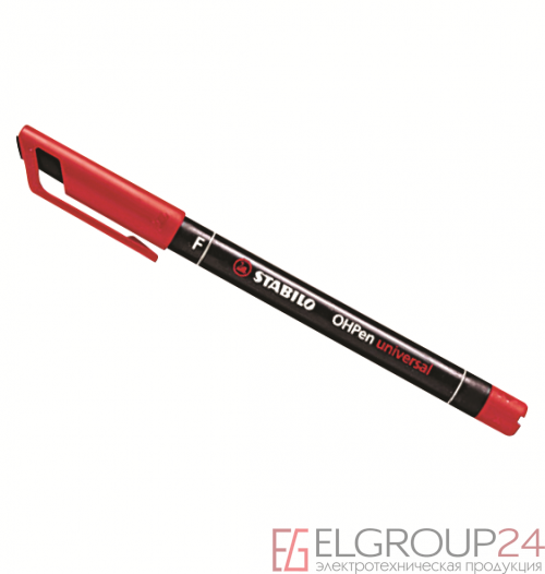 Ручка перманентная шариковая 0.4мм красн. DKC UP2S