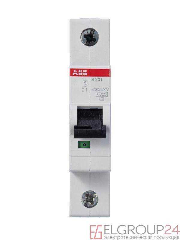Выключатель автоматический модульный 1п Z 2А 6кА S201 Z2 ABB 2CDS251001R0278 2