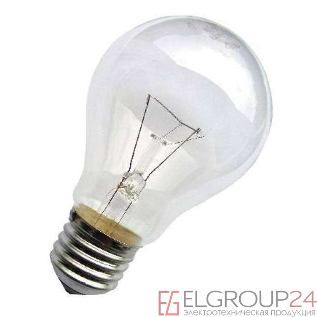 Лампа накаливания Б 60Вт E27 230В верс. Лисма 303393400\303456600