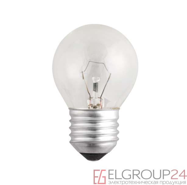 Лампа накаливания P45 240V 60W E27 clear JazzWay 3320287