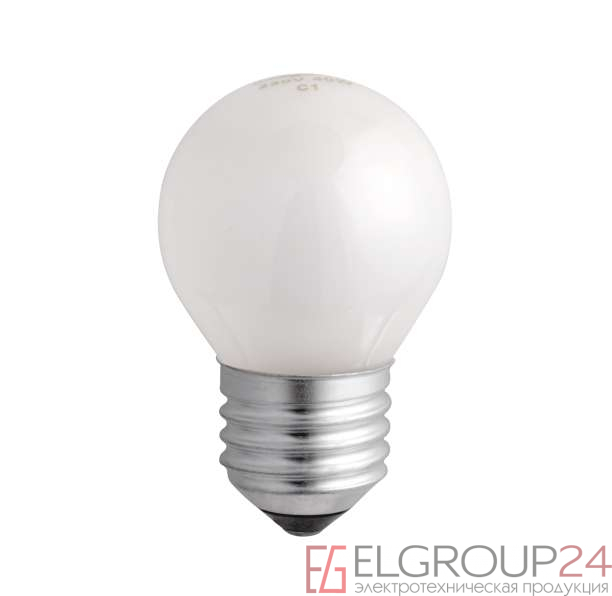 Лампа накаливания P45 240V 60W E27 frosted JazzWay 3320324